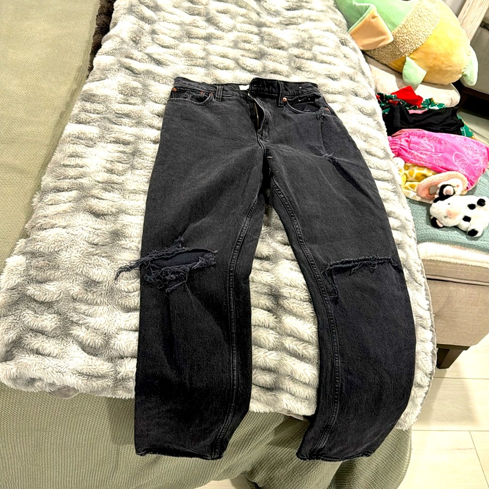 Abercrombie 90 straight ultra high rise